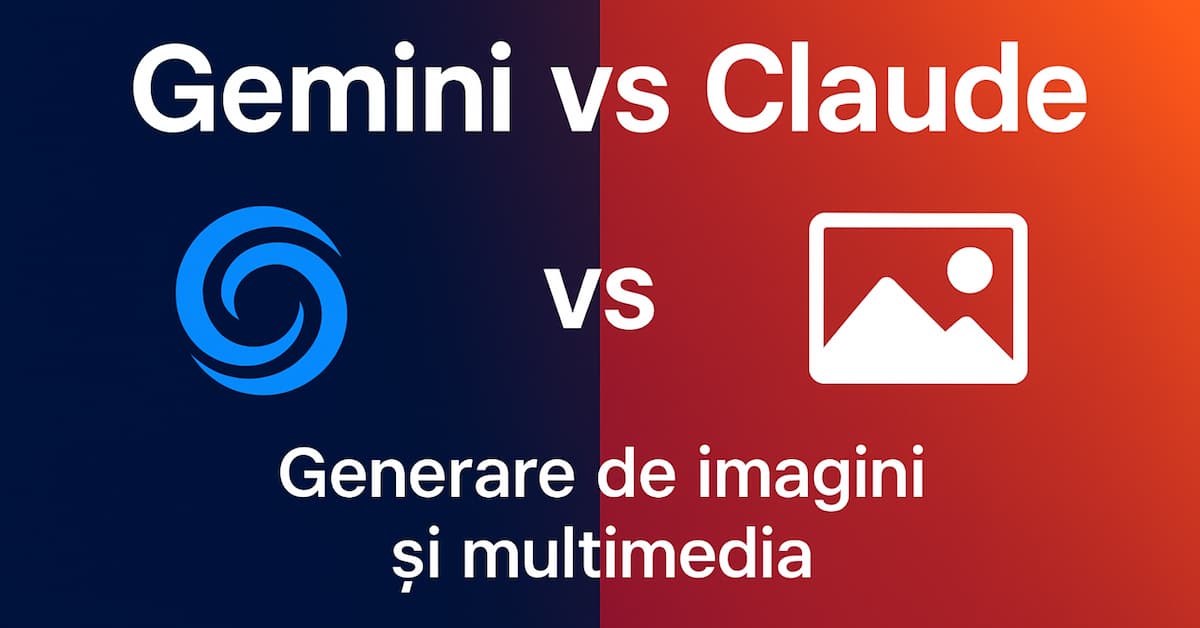 Gemini vs Claude: care asistent AI este mai bun? 4 diferențele de generare media între Gemini și Claude
