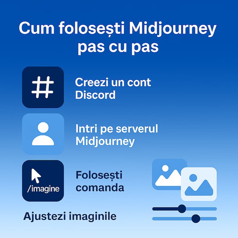pașii necesari pentru a crea imagini AI în Discord