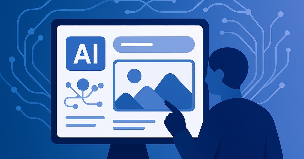 Persoană care analizează modul de generare a imaginilor AI