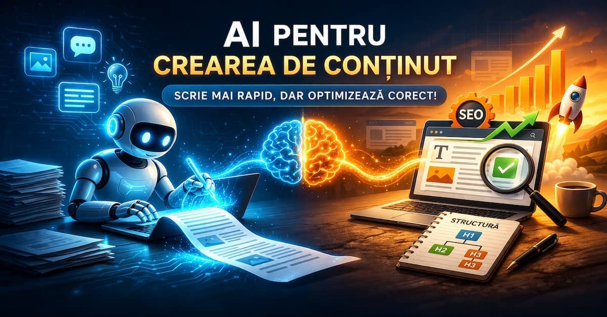 AI pentru crearea de conținut și optimizare SEO