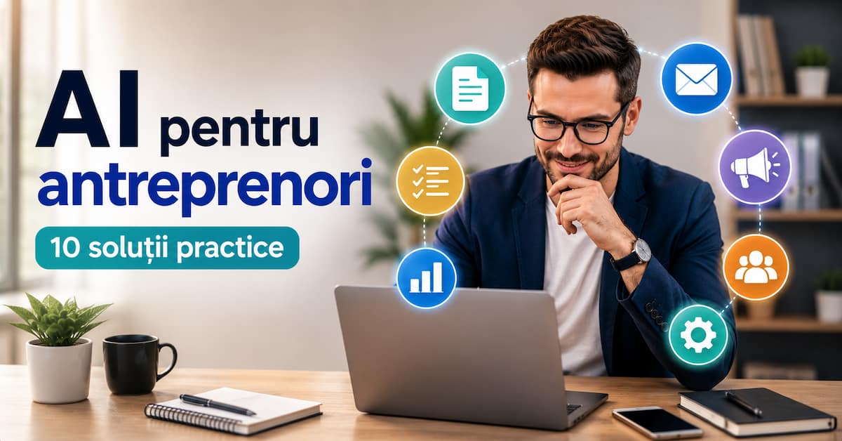 AI pentru antreprenori și utilizarea instrumentelor AI în afaceri