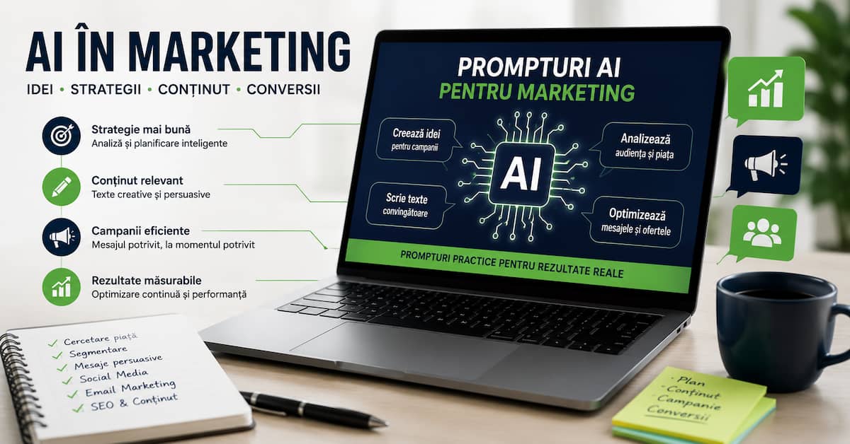 AI pentru marketing și creare de conținut