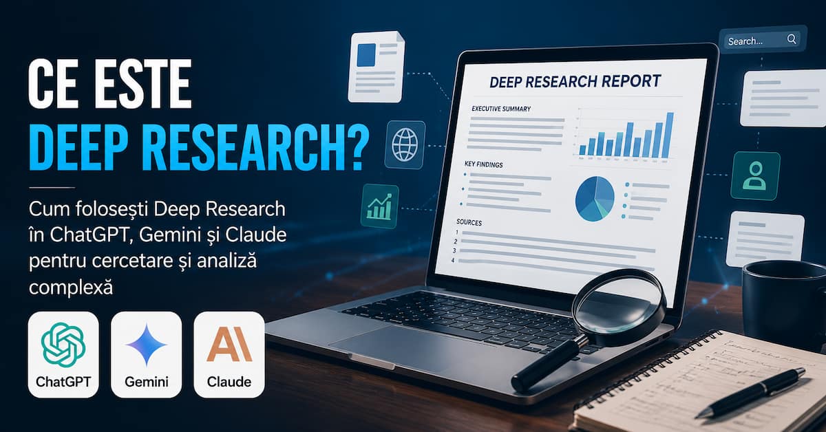 Ce este Deep Research și cum îl folosești?