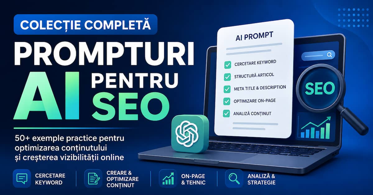 prompturi AI pentru SEO