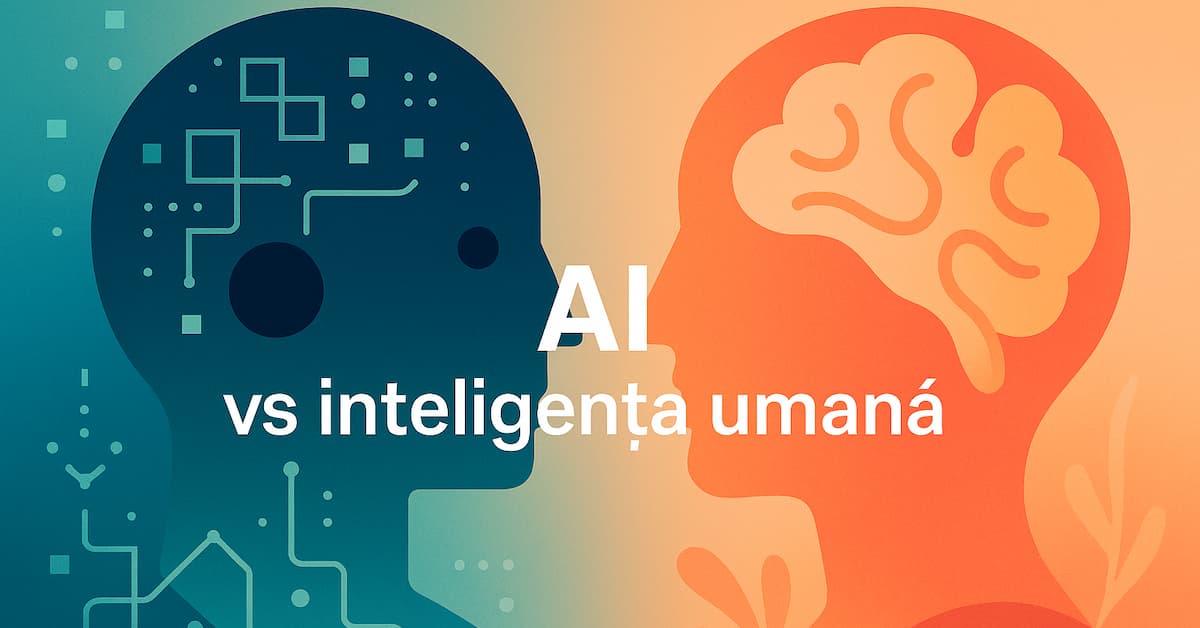 AI vs inteligența umană: diferențele reale 2 diferențe între AI și inteligența umană